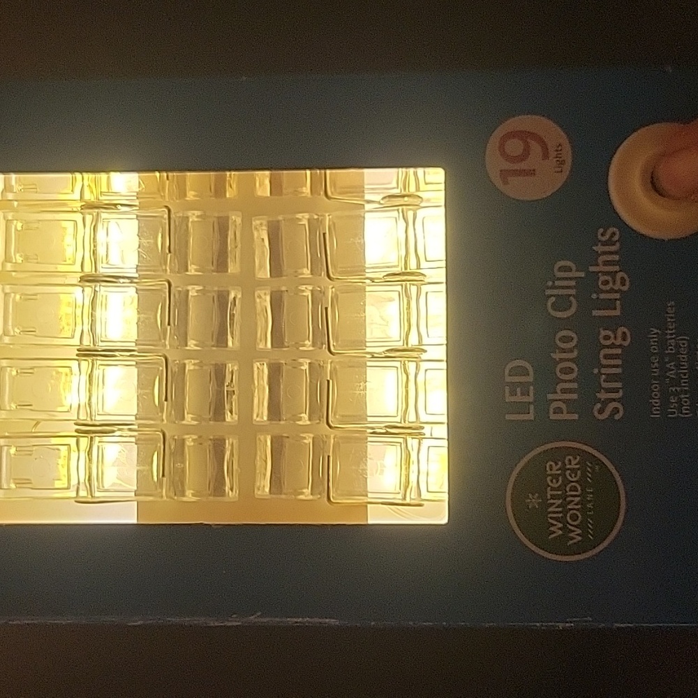 Led photo string lights. Projects. Party